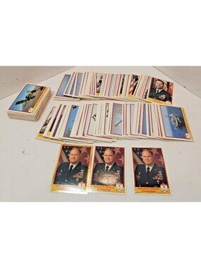 Pacific Trading Cards Operation Desert Shield 195 Cards Bush Powell Schwarzkopf